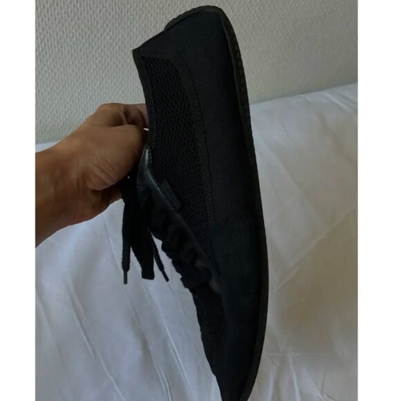 The Row - Bonnie Low Top Lace Up Sneakers - Black - Picture 9 of 12